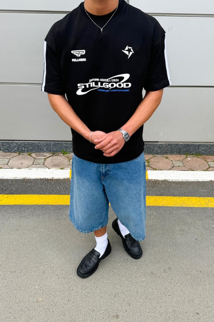 Stillgood Baskılı Oversize Tişört
