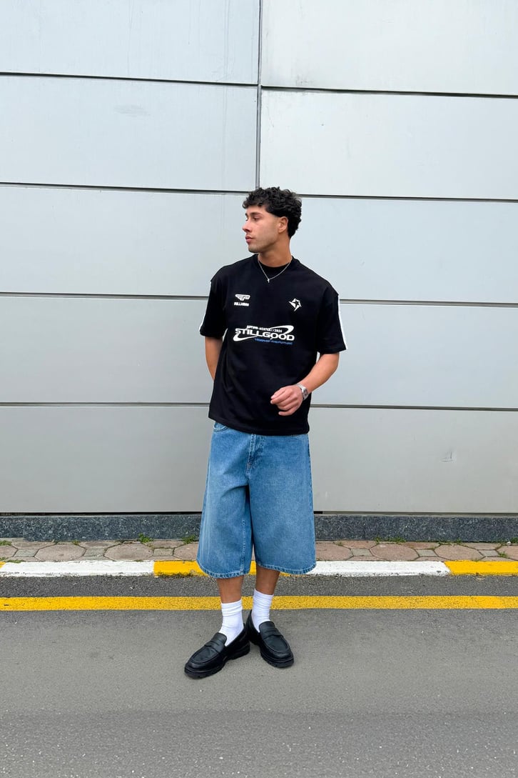 Stillgood Baskılı Oversize Tişört