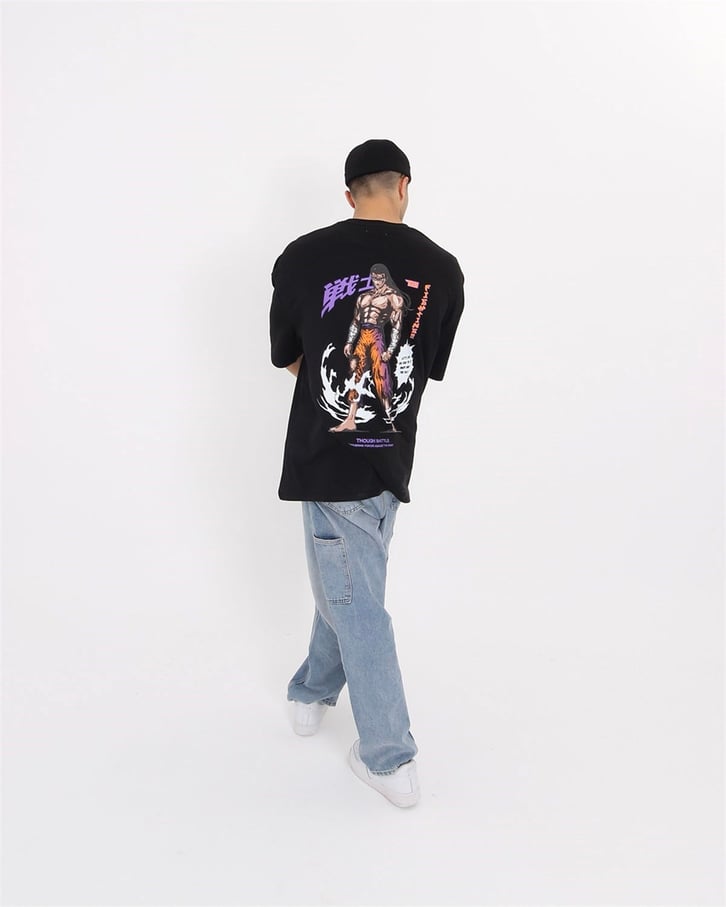 STREET FIGHTER BACK BASKILI OVERSIZE TSHIRT