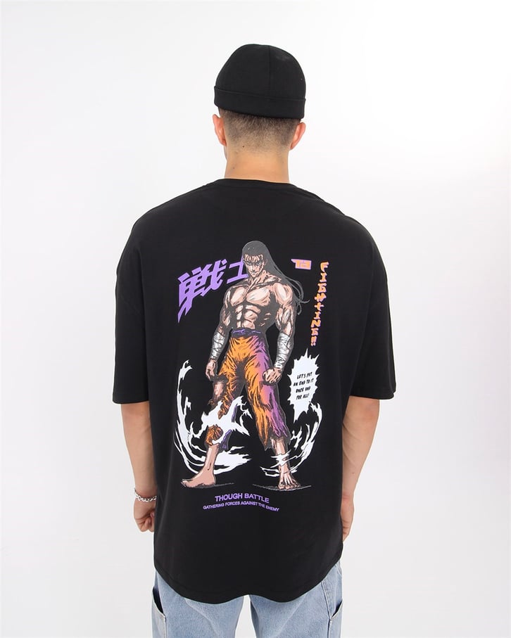 STREET FIGHTER BACK BASKILI OVERSIZE TSHIRT