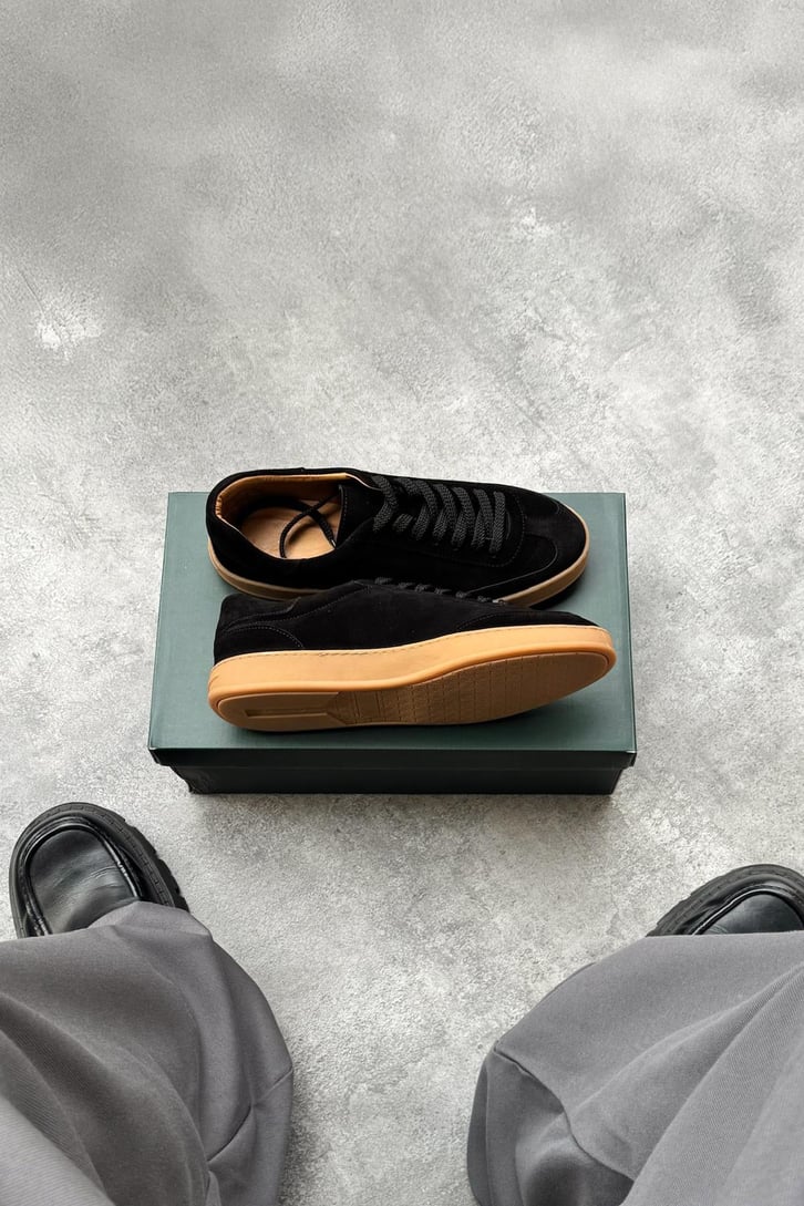 Süet Bağcıklı Sneaker
