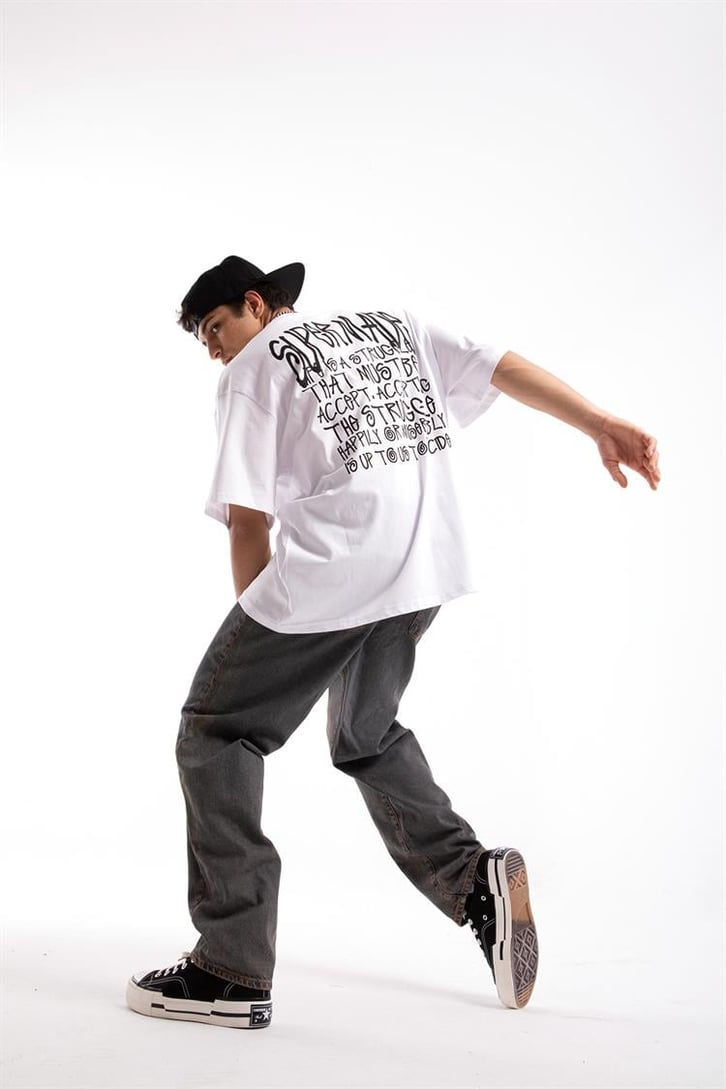 Supermade Baskılı Oversize Tshirt