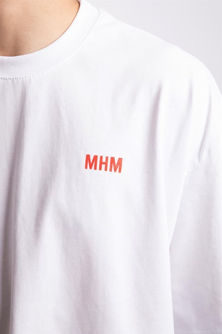 Survive Sırt Baskılı Beyaz Oversize Tshirt