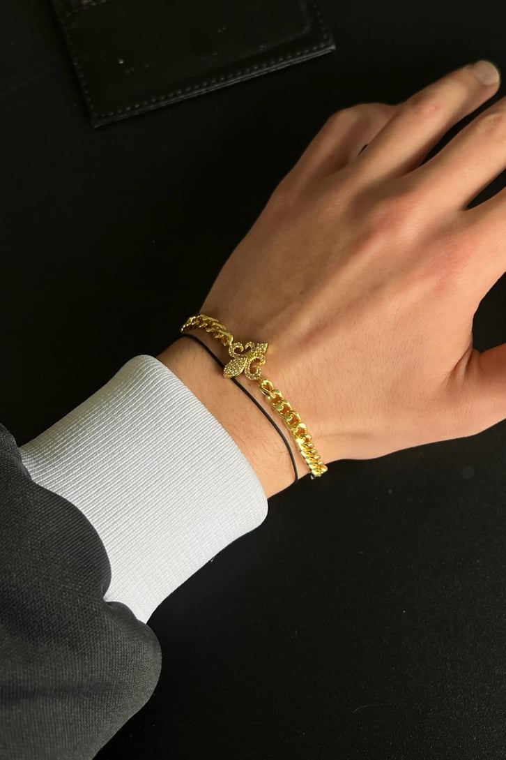 Symbol Chain Altın Sarısı Bileklik