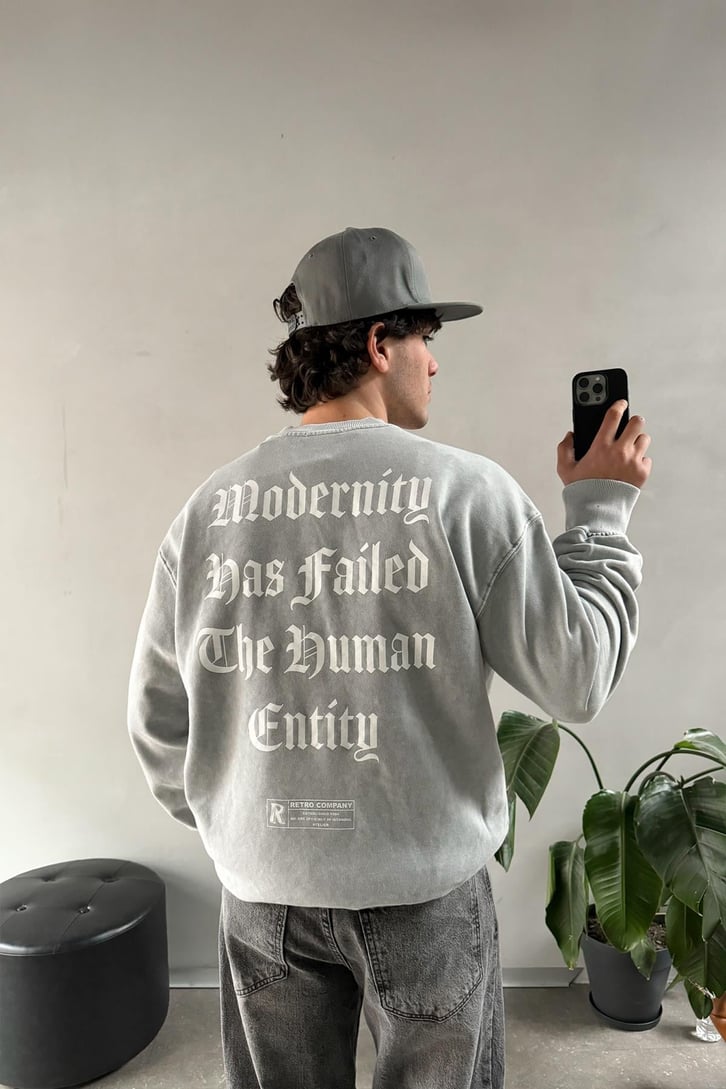 Systems Cannot Save Us Experiences  Baskılı Sweatshirt