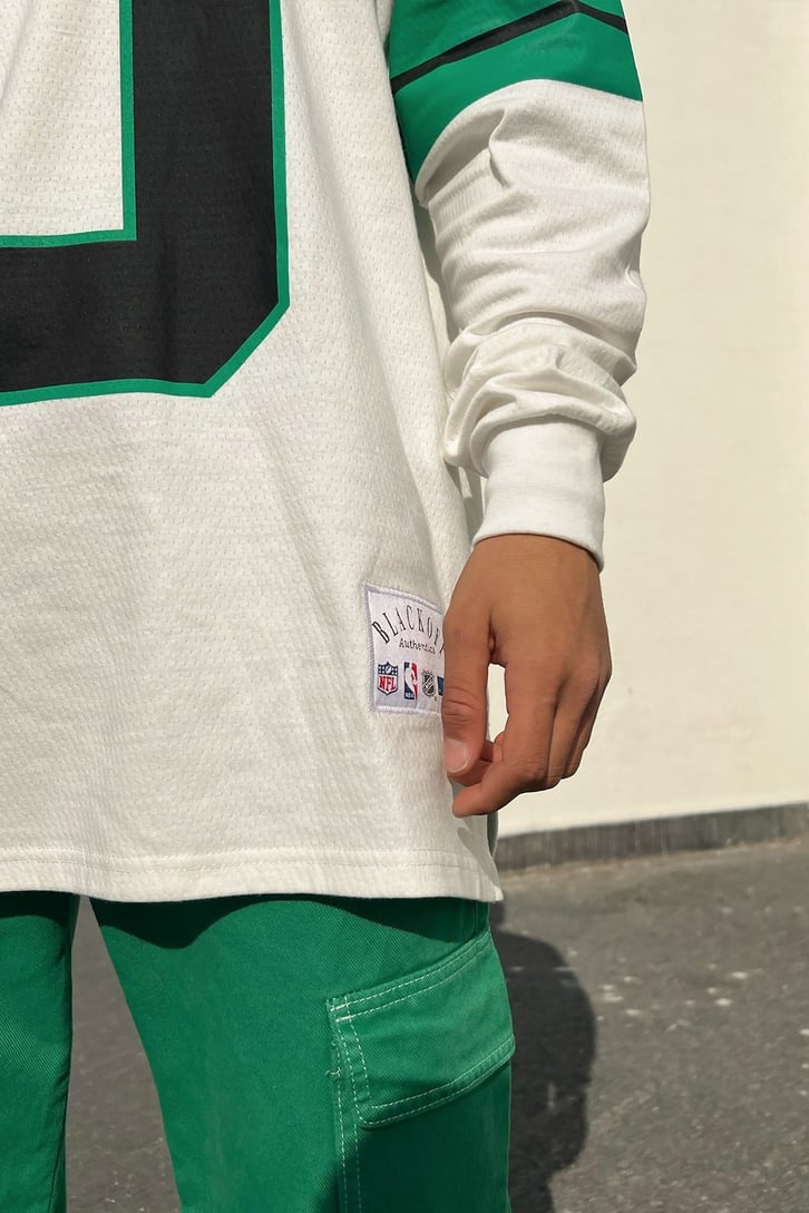 Tatum 0 Baskılı Beyaz Oversize Sweatshirt
