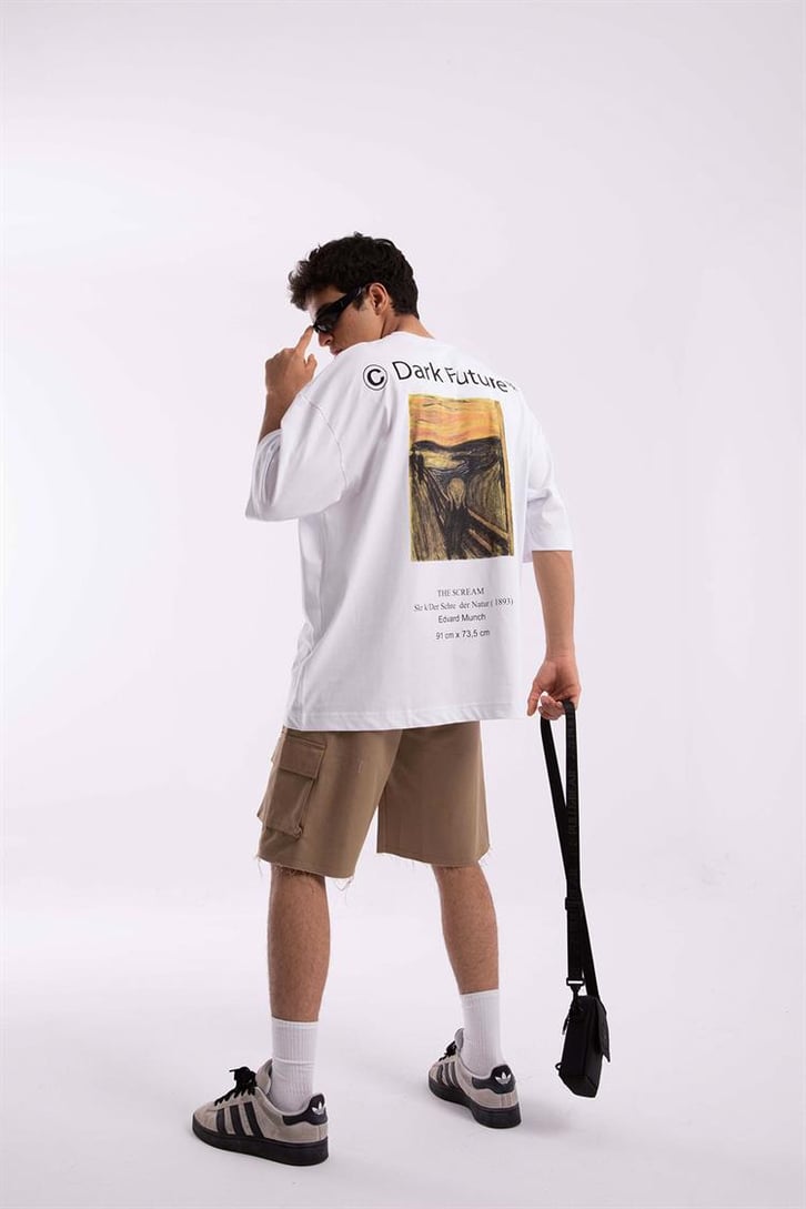 The Scream Sırt Baskılı Tshirt