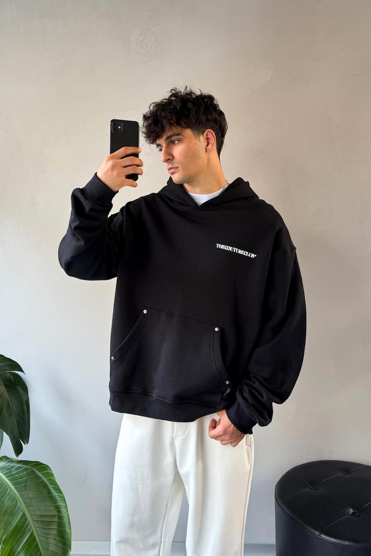 Thecoutureclub Baskılı Oversize Hoodie