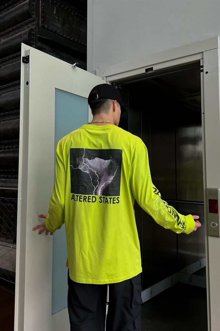 Thunderstorm Yeşil Long Sleeve Tişört