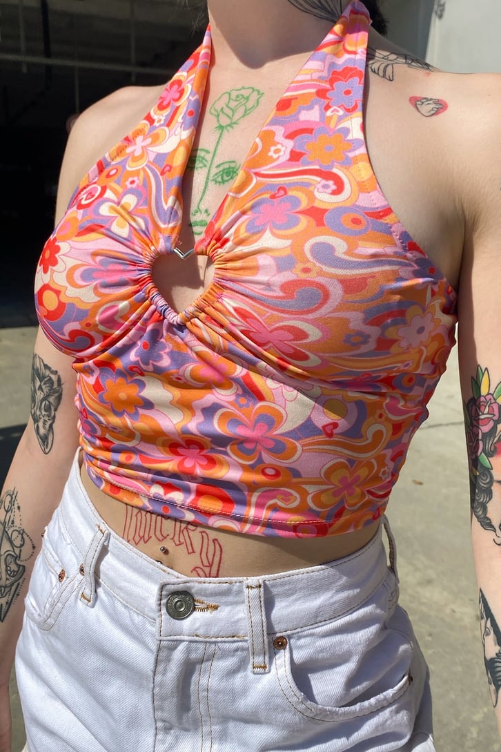 Toka Detay Colorful Crop