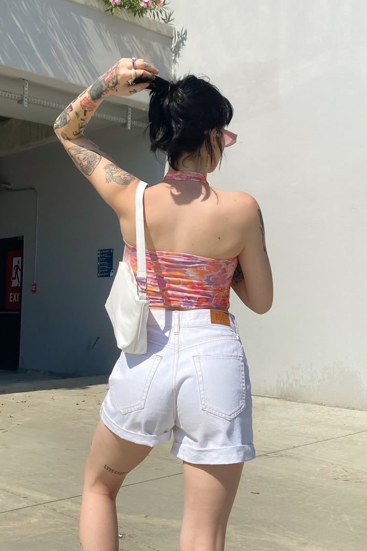 Toka Detay Colorful Crop