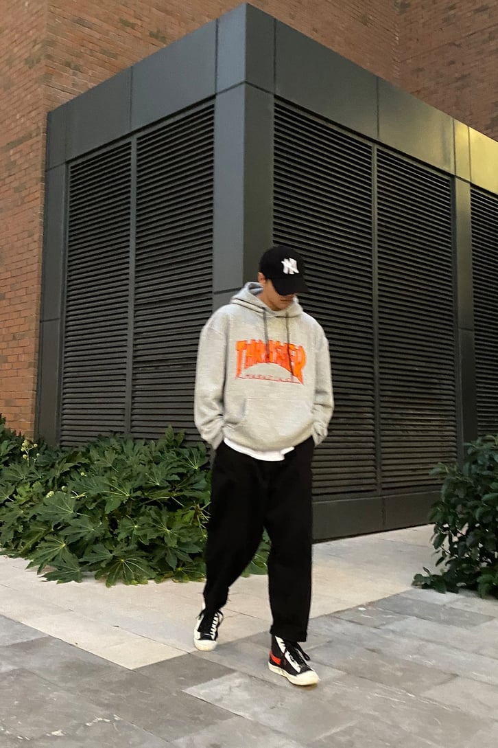 TRASHER BASKILI PREMIUM OVERSIZE HOODIE