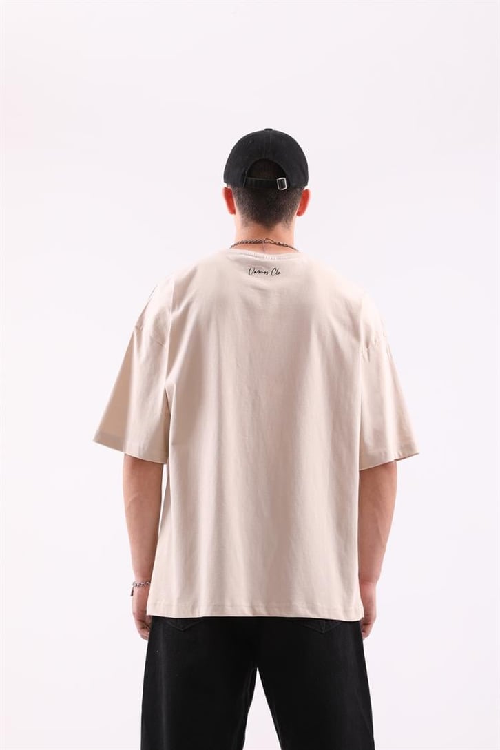 Trucker Hat Baskılı Oversize Tshirt