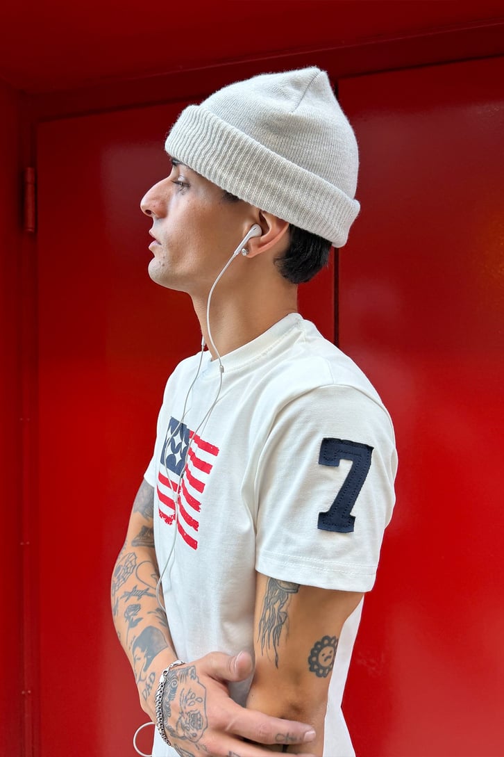 U.S. Flag Printed Tee