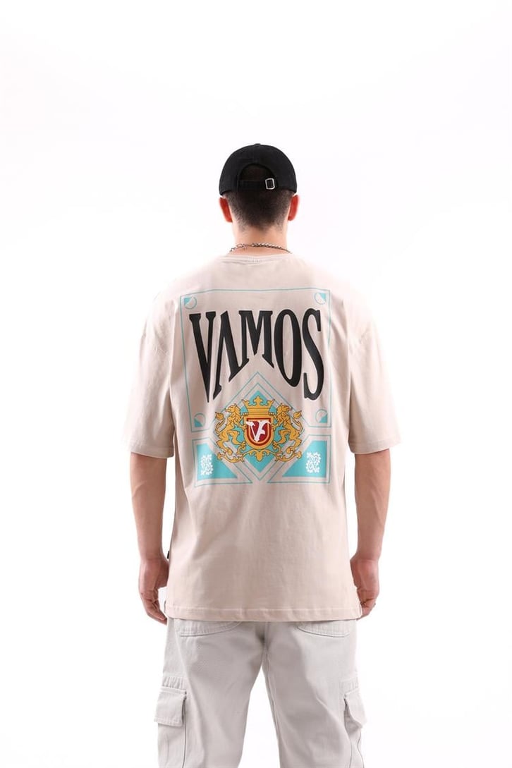 Vms Sırt Baskılı Oversize Tshirt
