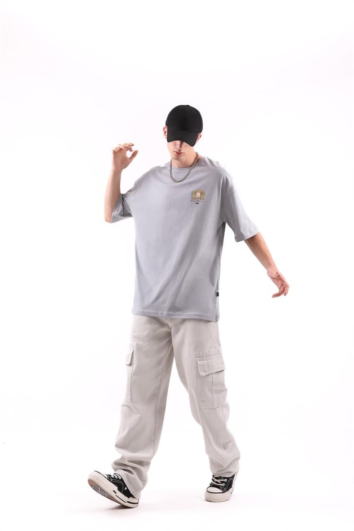 Vms Sırt Baskılı Oversize Tshirt