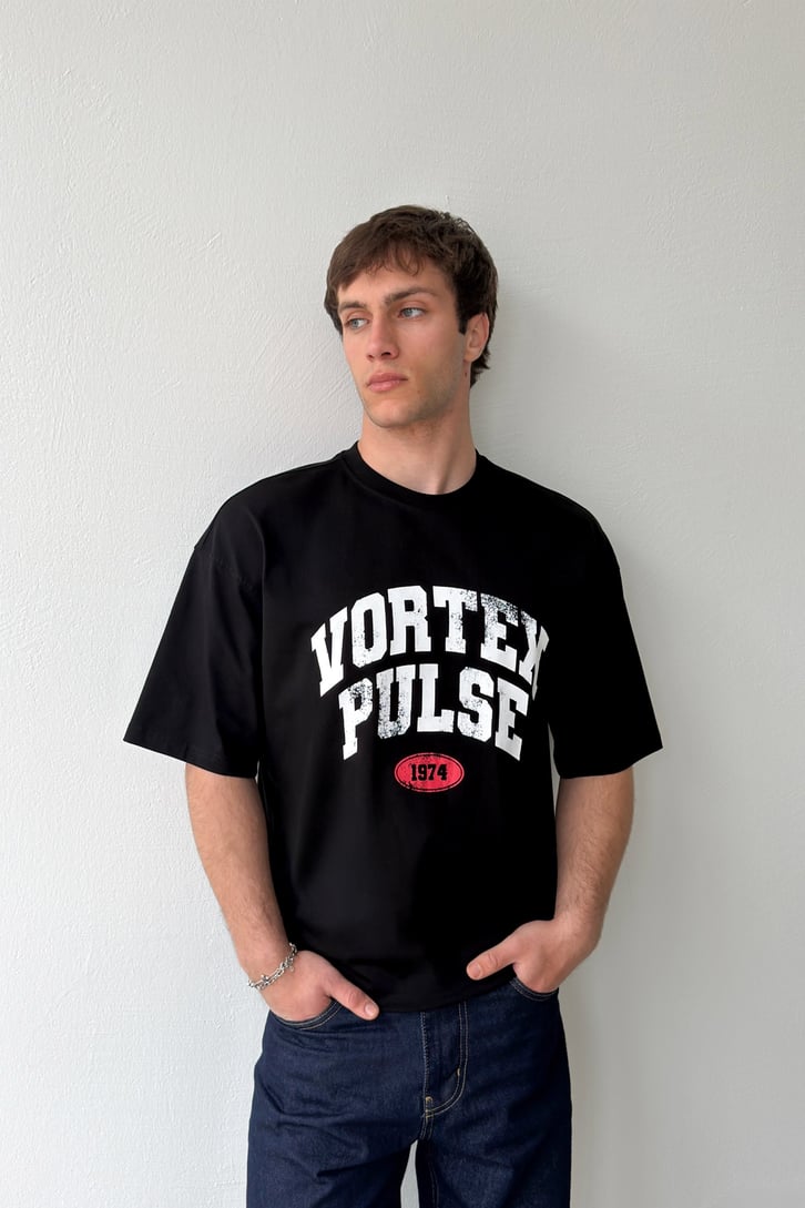 Vortex Pulse Baskılı Tişört