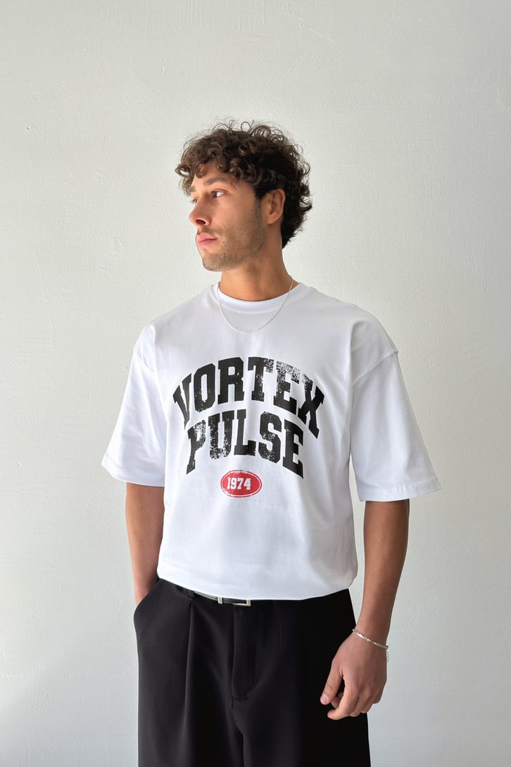 Vortex Pulse Baskılı Tişört