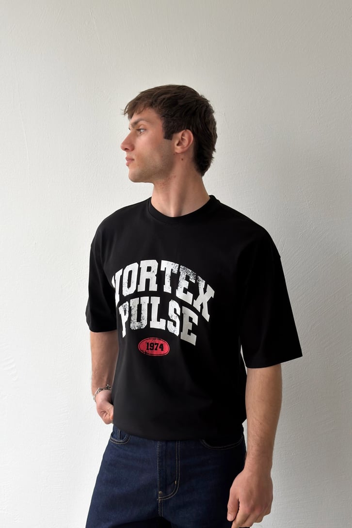 Vortex Pulse Baskılı Tişört