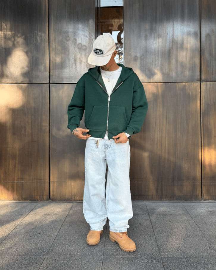 Washed Baggy Jean