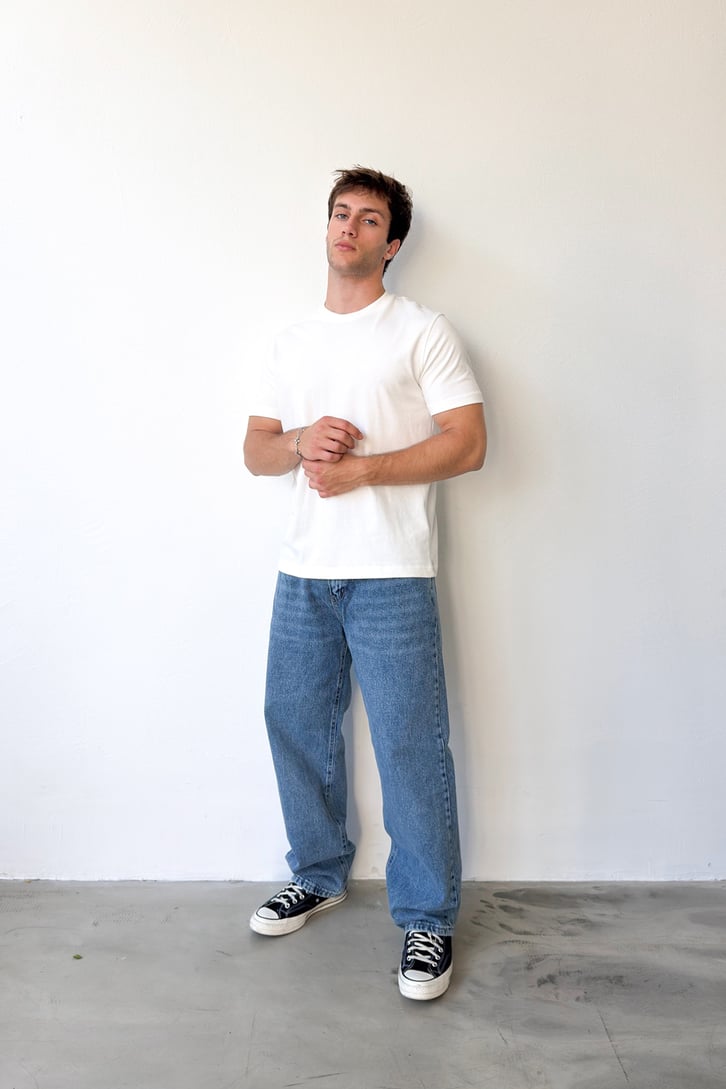 Washed Baggy Jean
