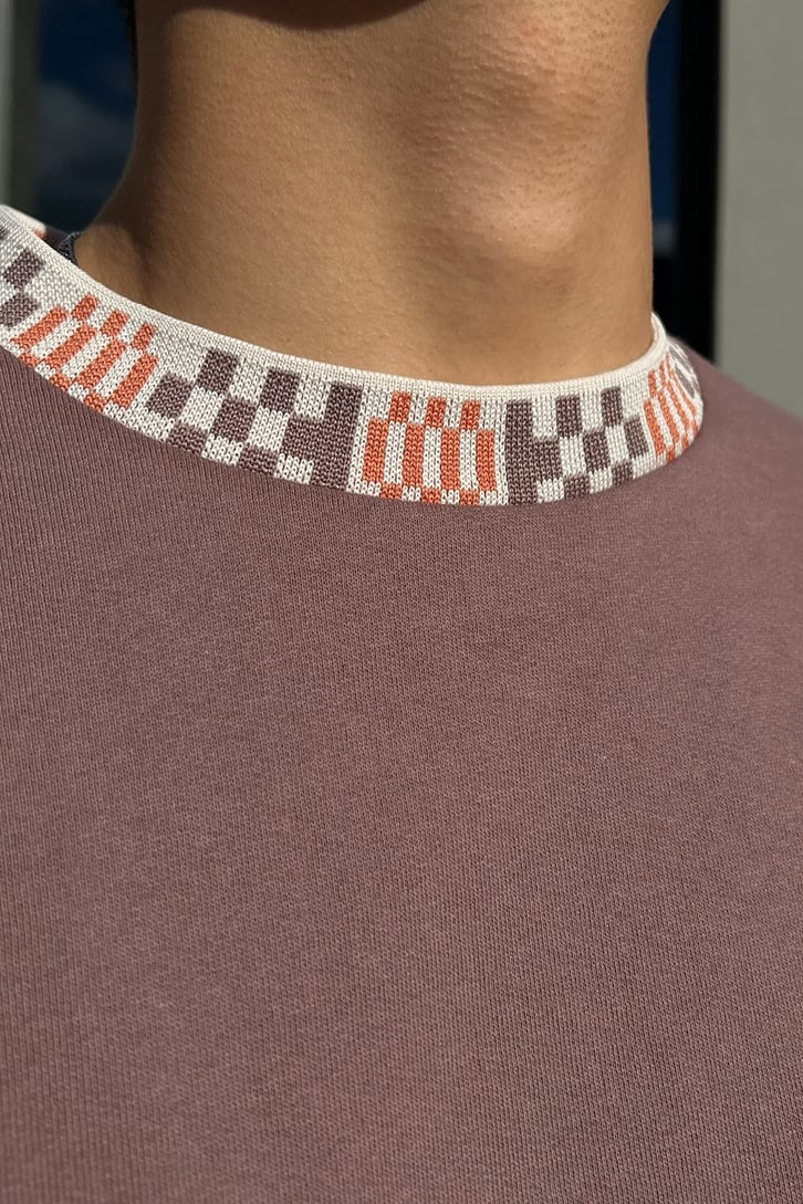 Yaka Detaylı Oversize Sweatshirt