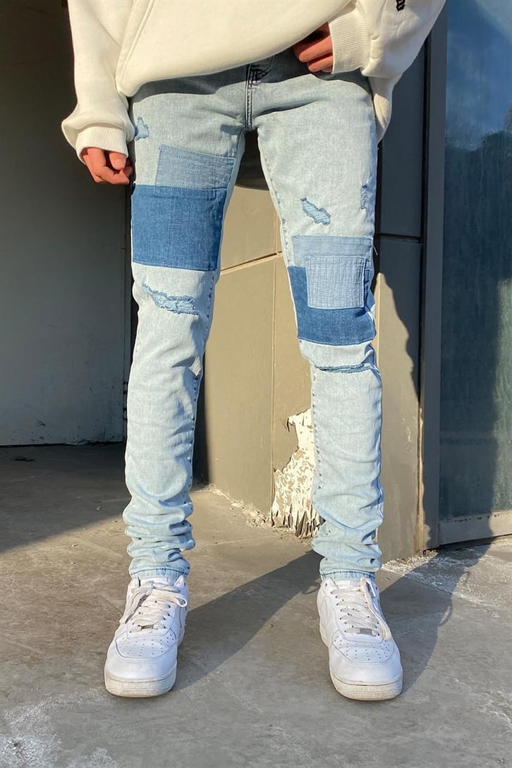Yama Detay Skinny Fit Jean