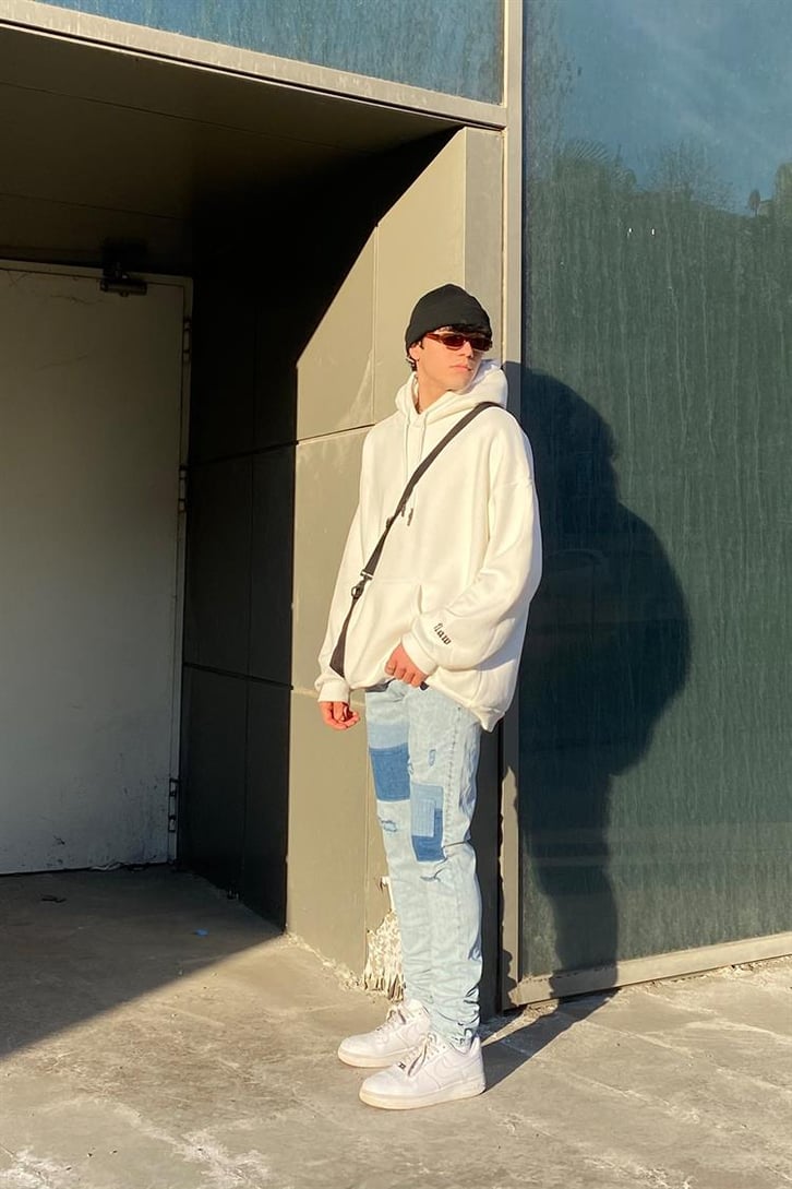 Yama Detay Skinny Fit Jean