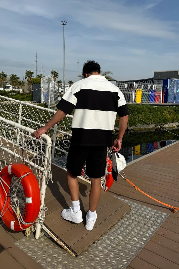 Yarım Patlı Polo Yaka Tişört