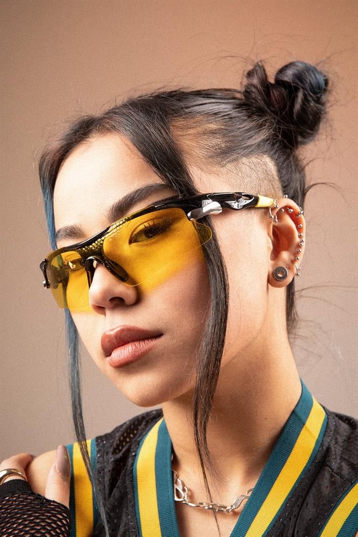 Yellowout Sarı Camlı Unisex Gözlük 