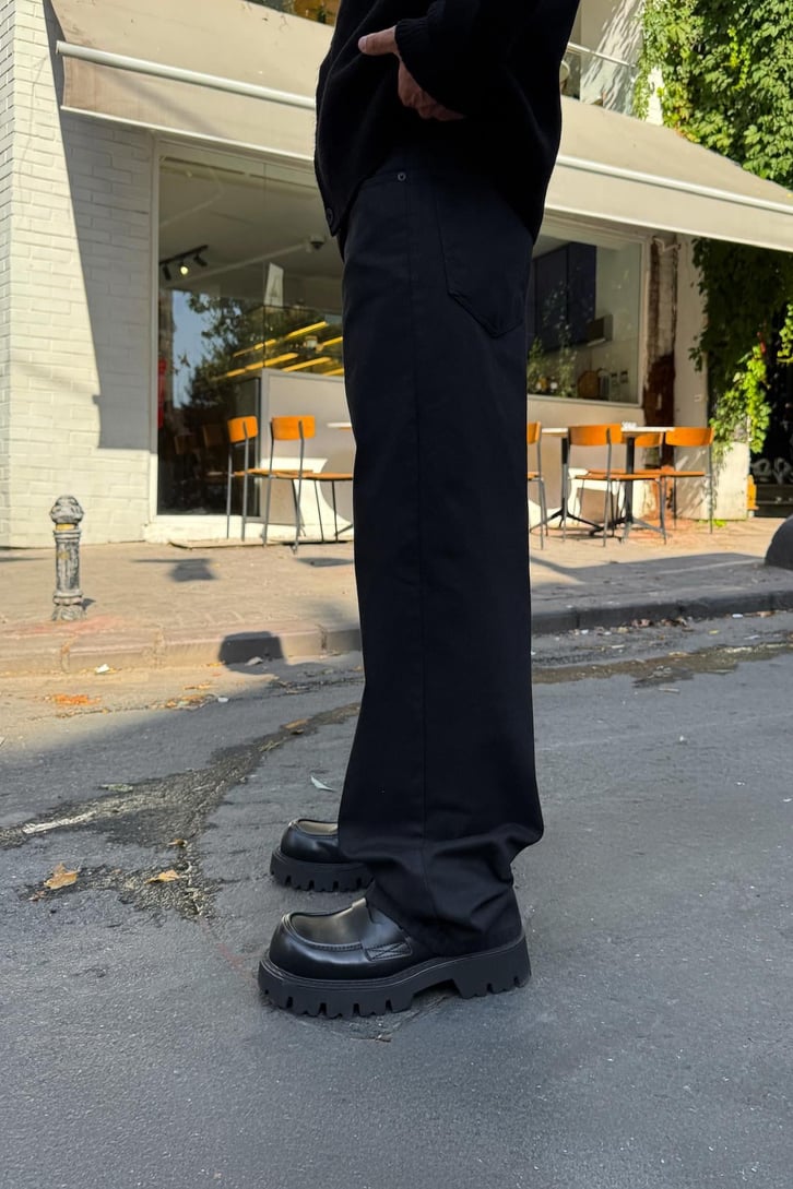 Yıkamalı Baggy Jean