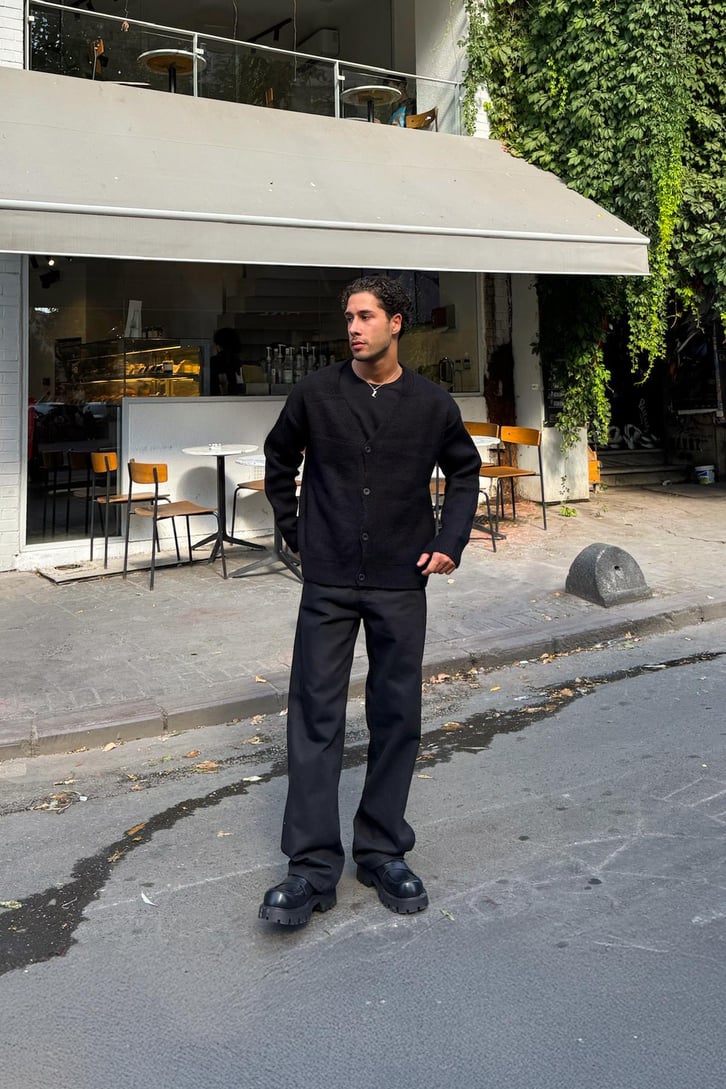Yıkamalı Baggy Jean