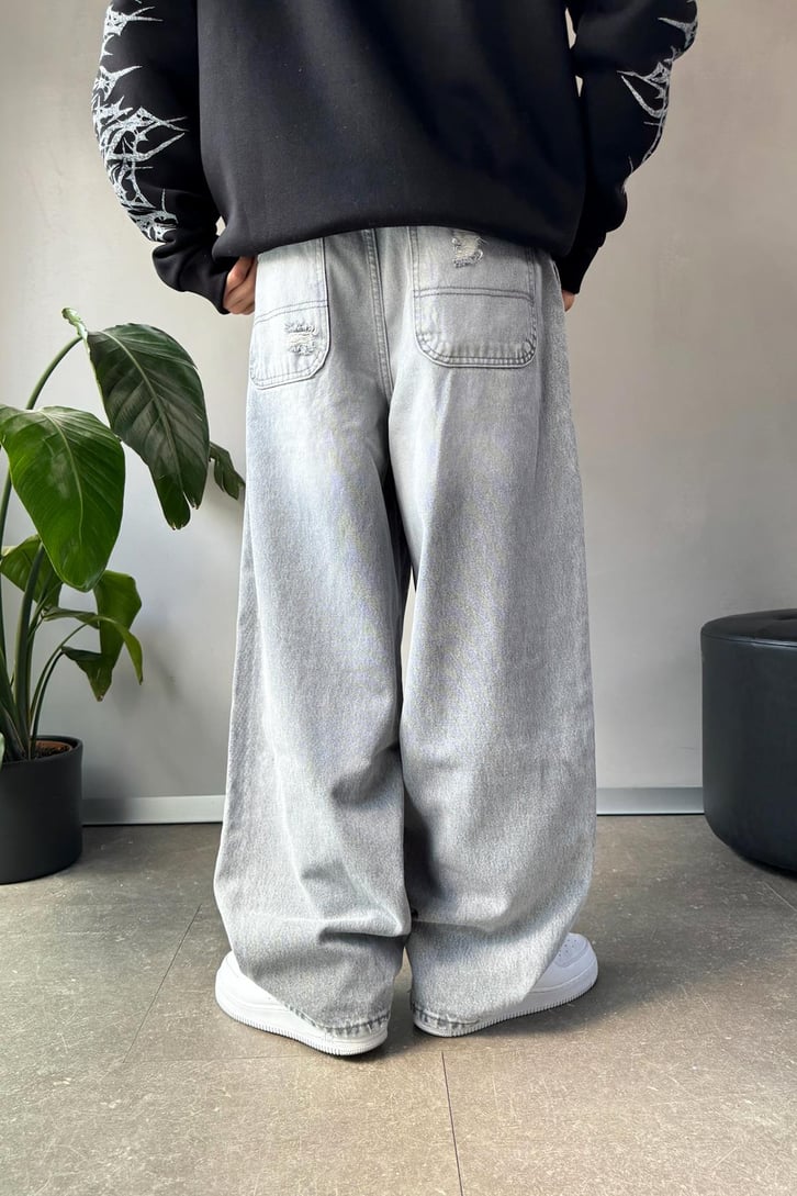 Yırtık Detay Baggy Jean