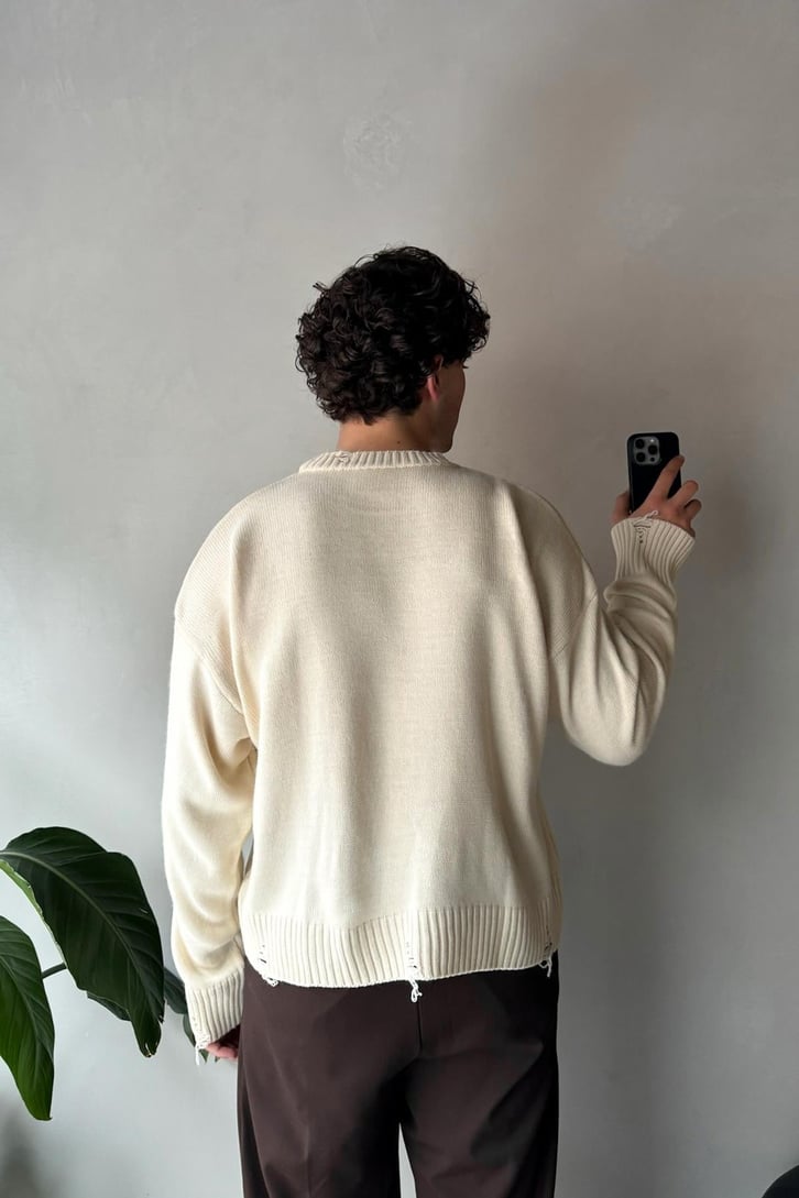 Yırtık Model Basic Kazak