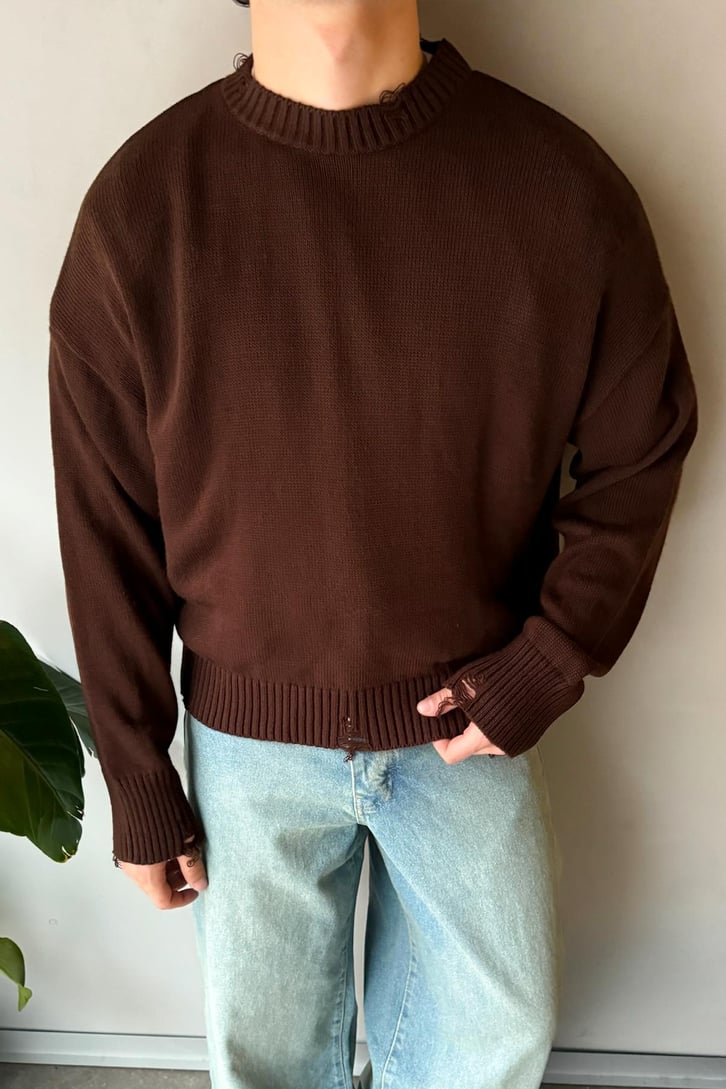Yırtık Model Basic Kazak