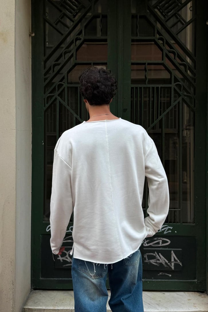 Yırtık Model Basic Sweat