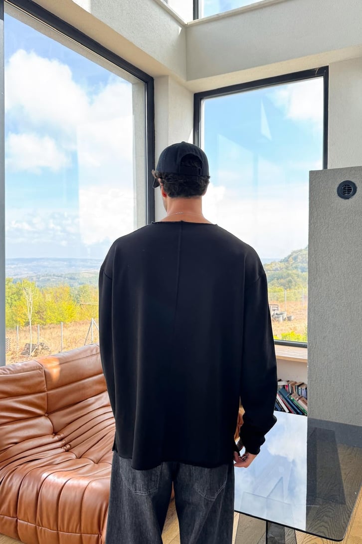 Yırtık Model Basic Sweat