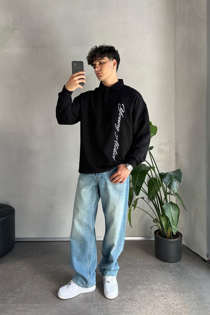 Young Atelier Polo Yaka Sweatshirt