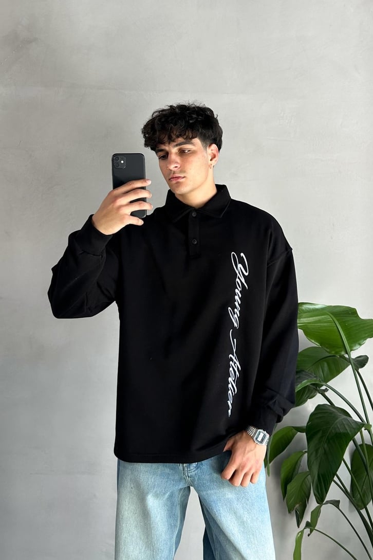 Young Atelier Polo Yaka Sweatshirt