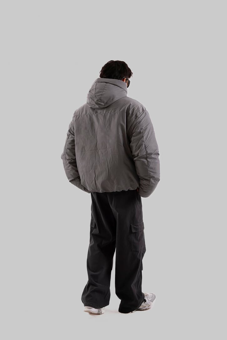 Yüksek Yaka Puffer Mont