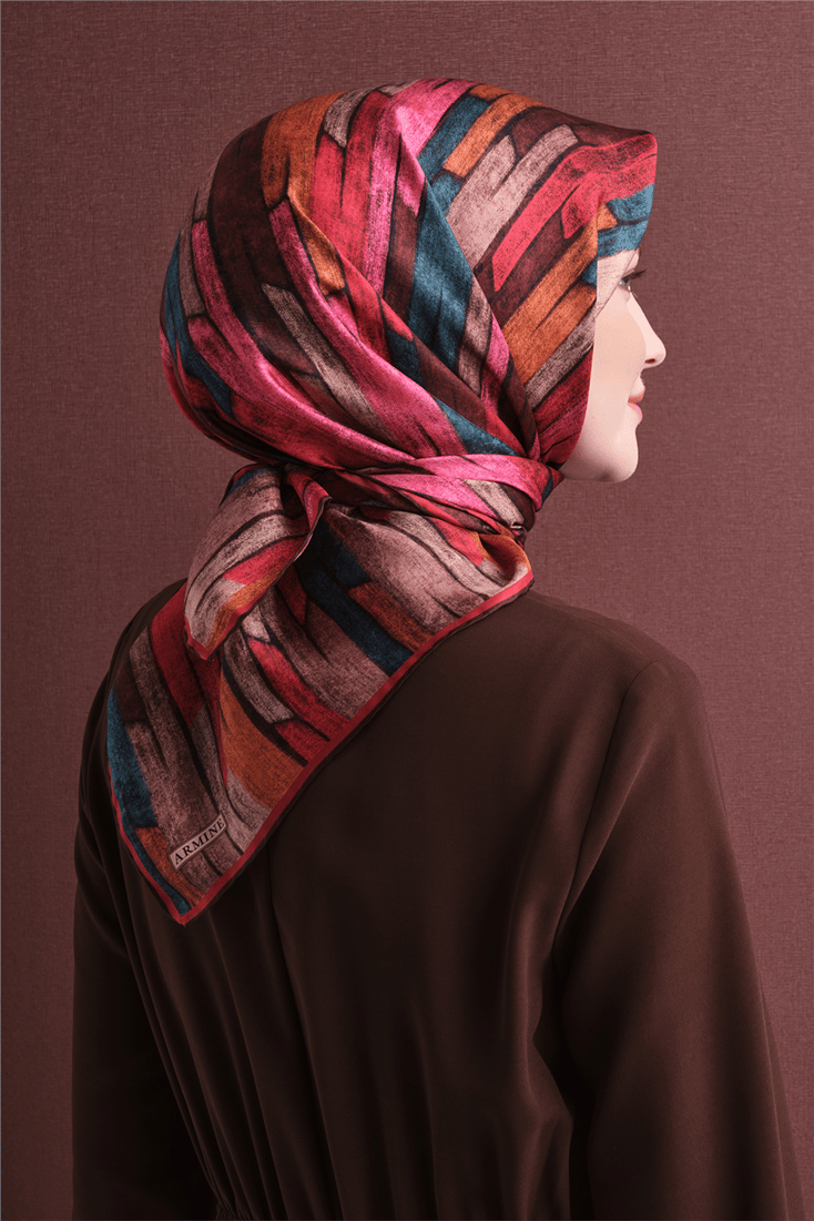 Armine Saf İpek Sura Eşarp 9612D 80 