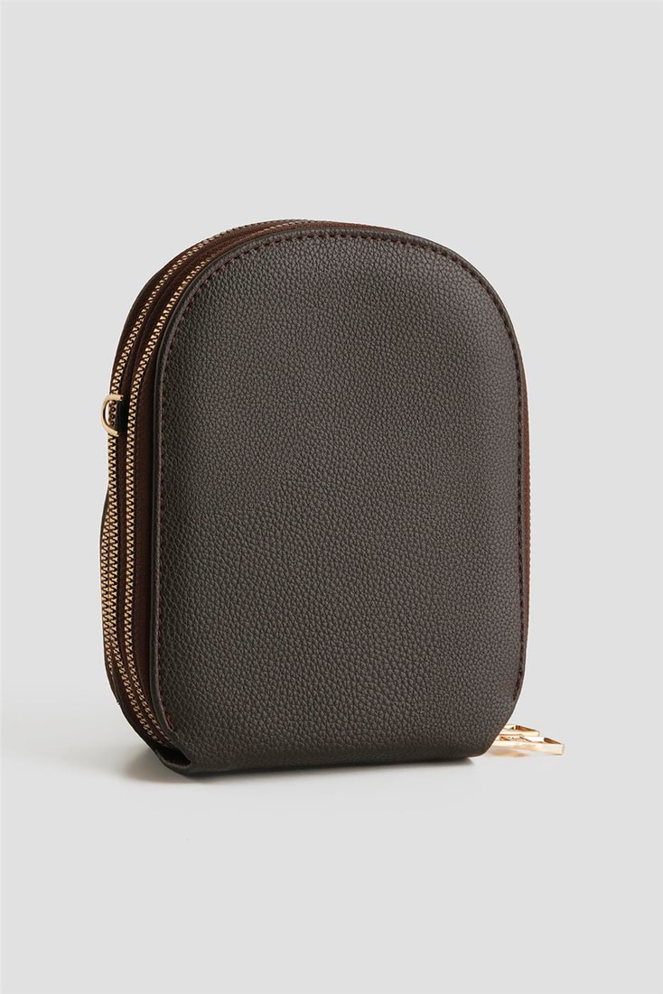 Armine Pia Deri El Çantası 25YD7384 Kahverengi