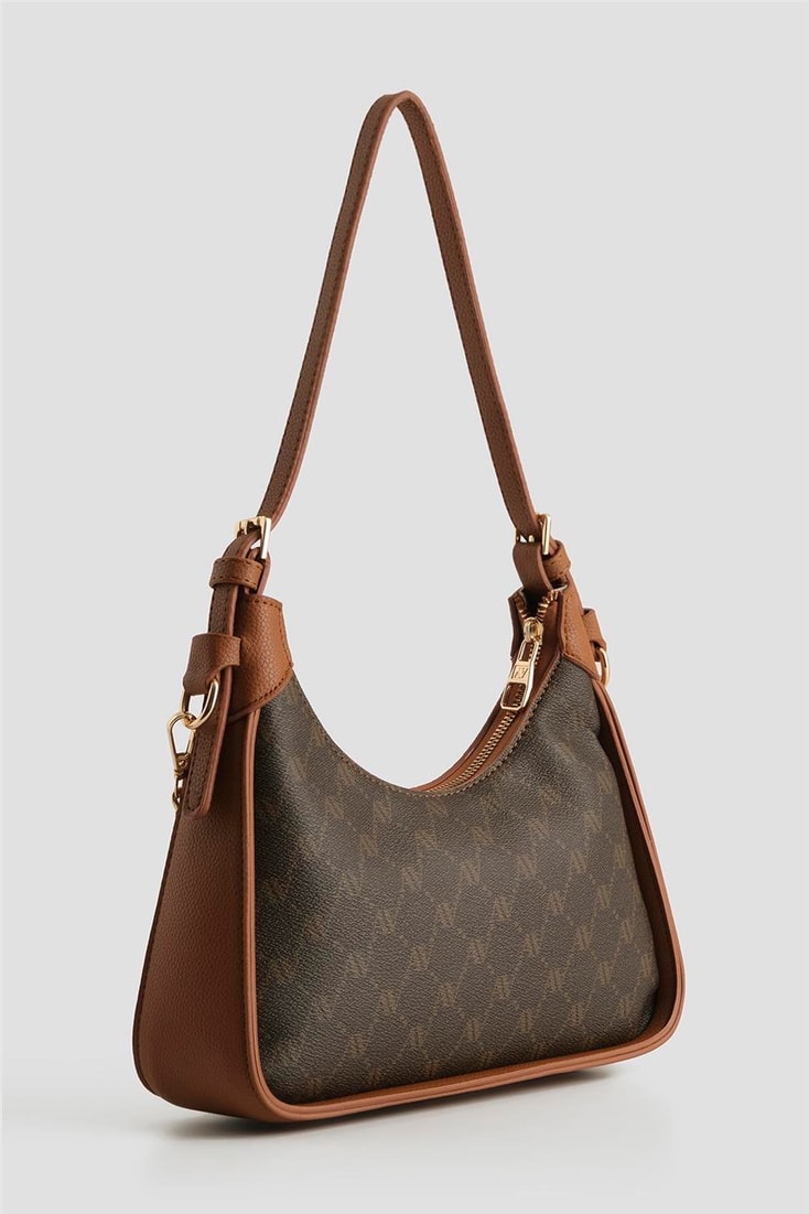 Armine Çanta Noktalı 25YD7386 Kahverengi