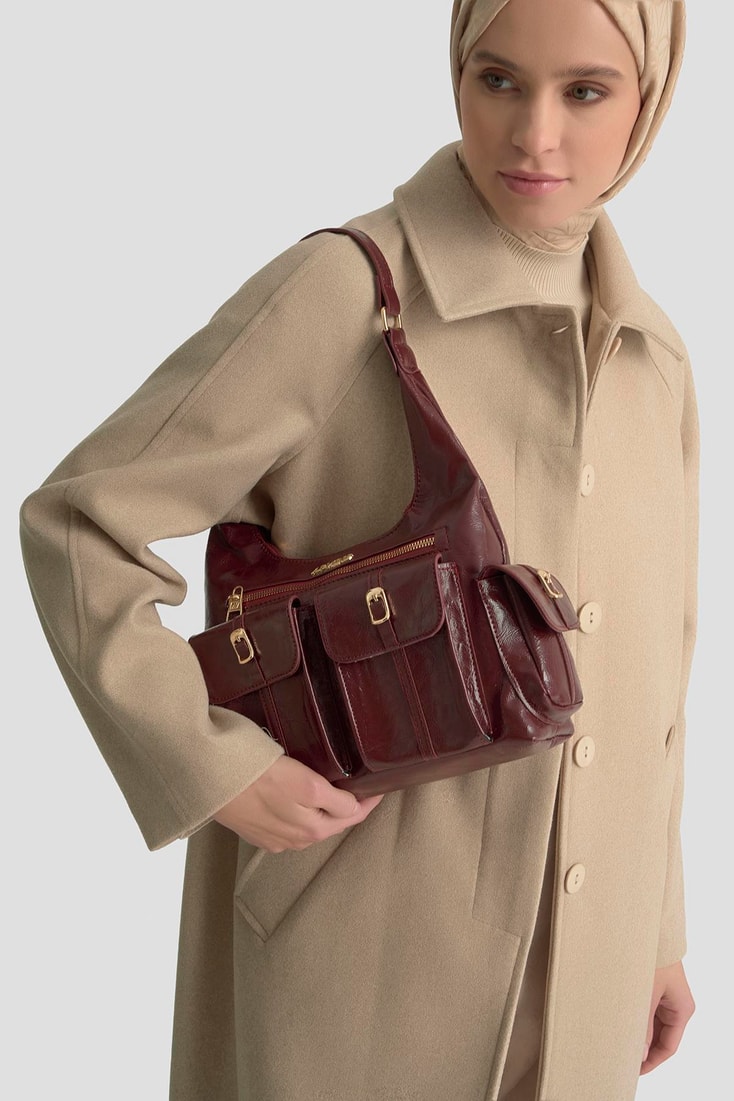 Armine Çanta Rugan 25YD7401 Bordo