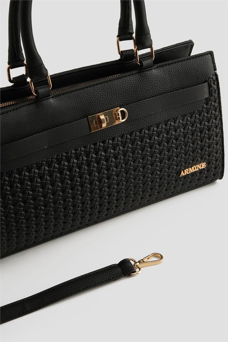 Armine Çanta Örgü 25YD7407 Siyah