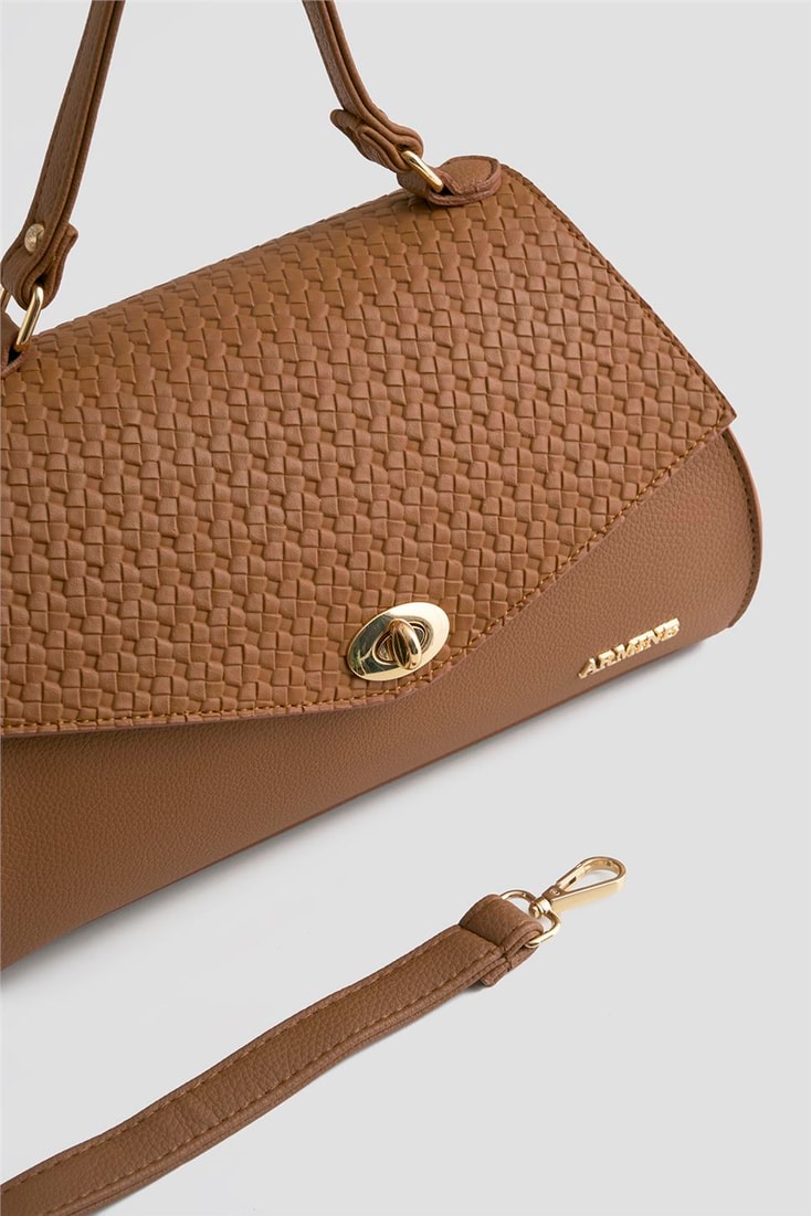 Armine Çanta Örgü 25YD7409 Taba