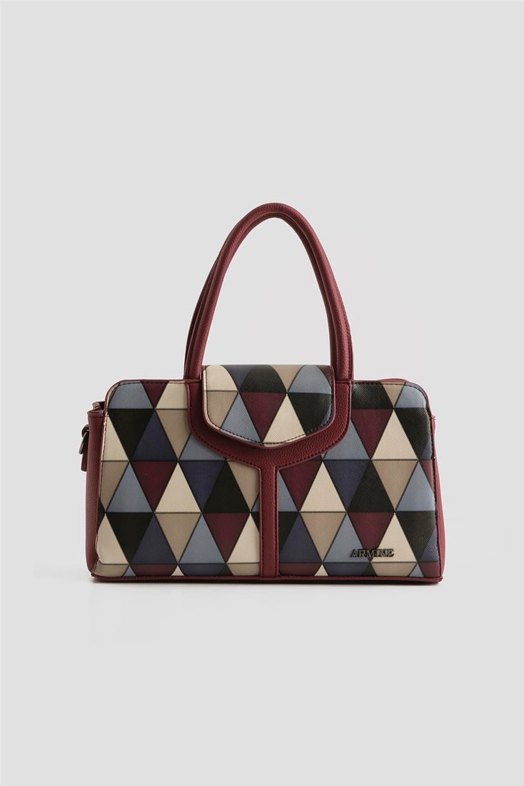 Armine Çanta Ekose 25YD7411 Bordo