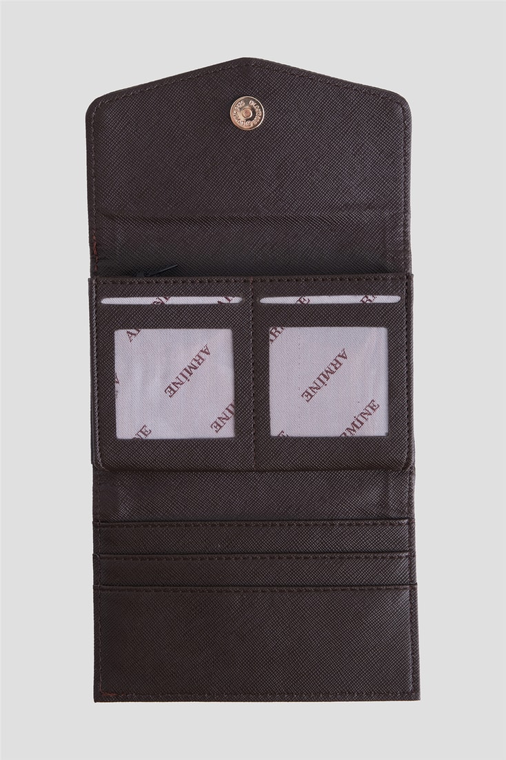Noktalı Cüzdan Kahverengi