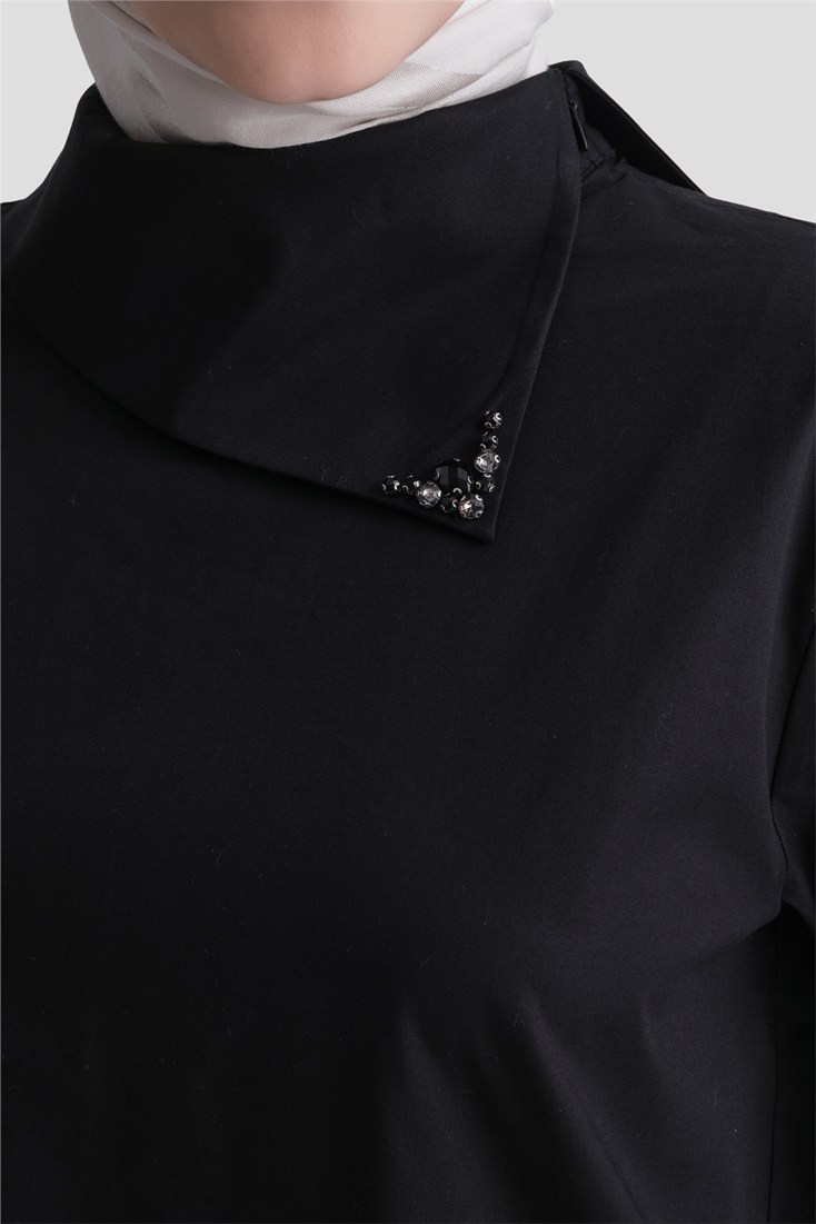 Poplin Tunik Siyah