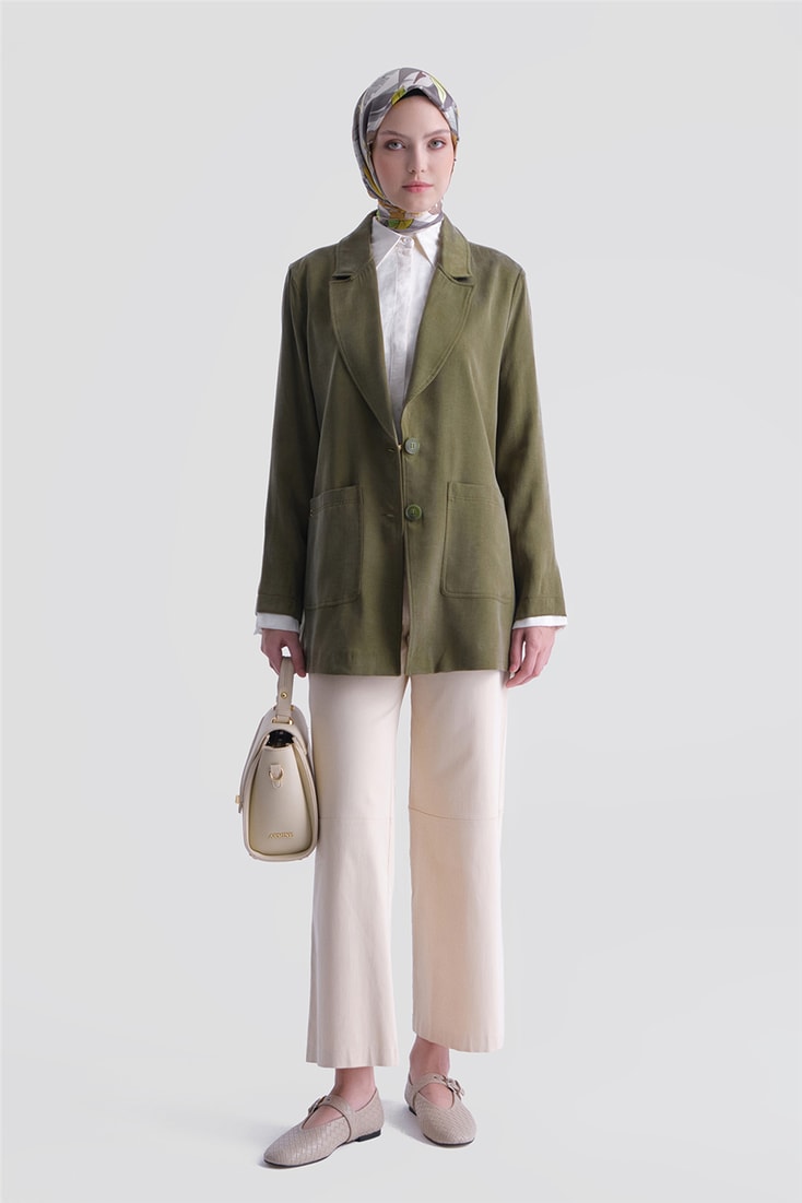 Kupra Blazer Ceket Haki